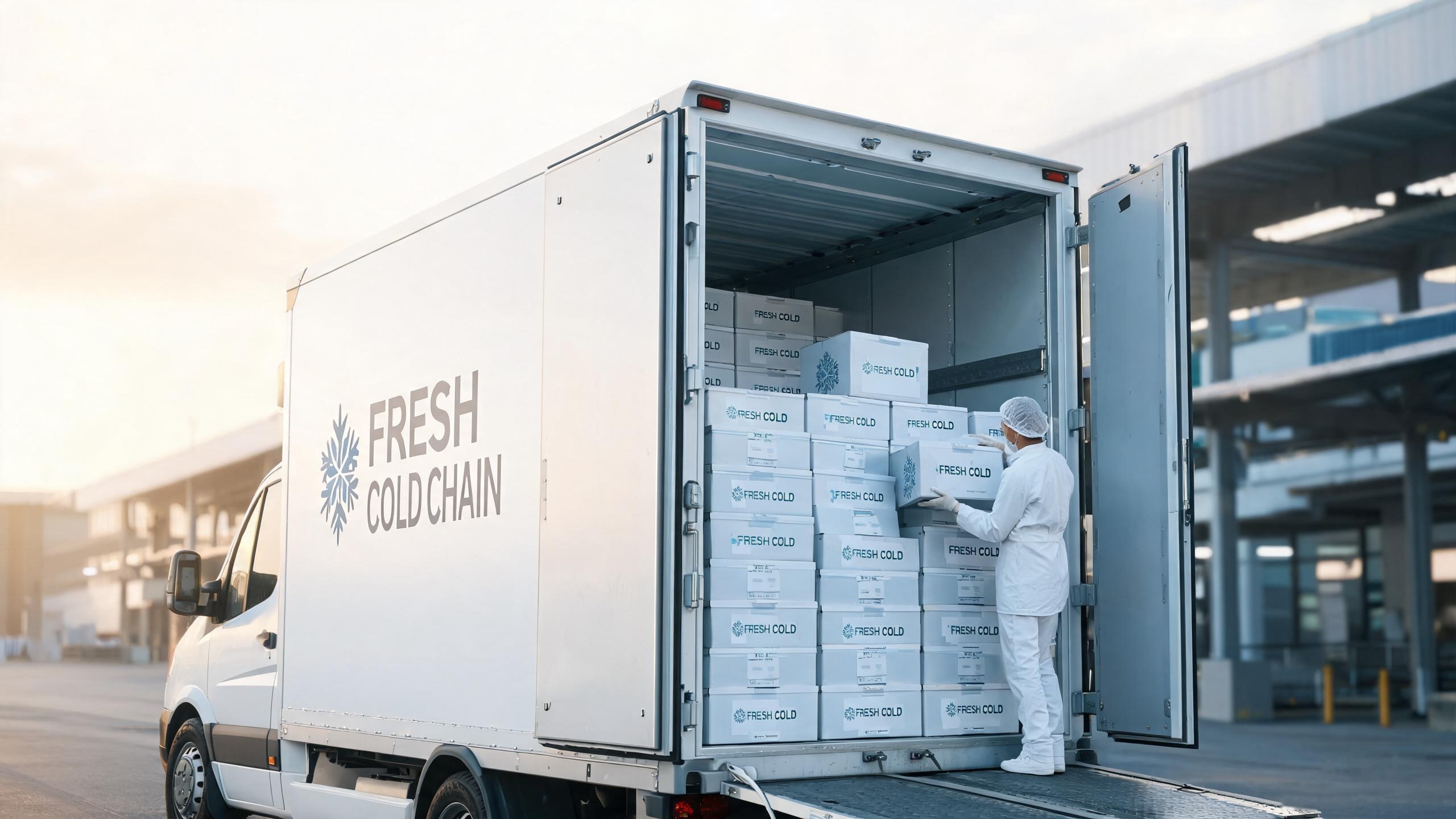 Cold-chain transport, temperature controlled the whole way